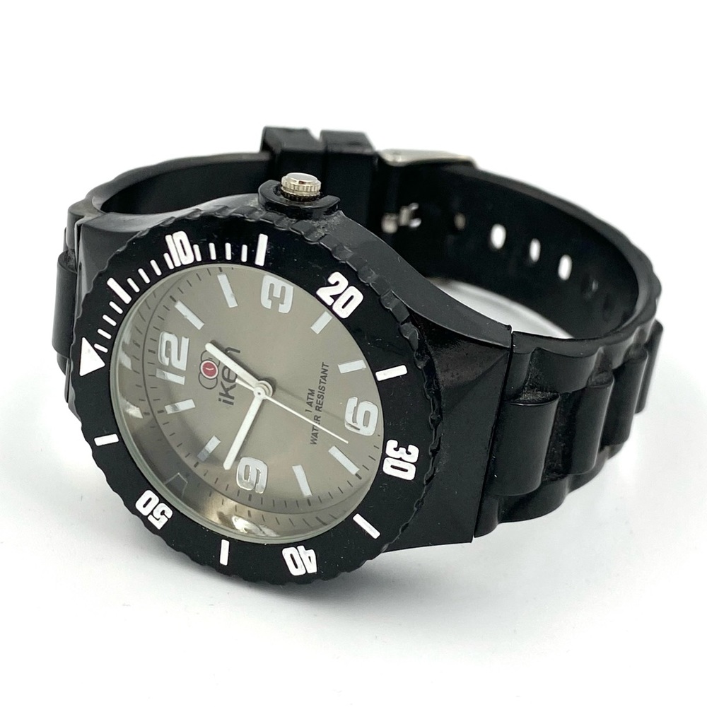Grey Face and Black Strap iKen Watch (Unisex) *New